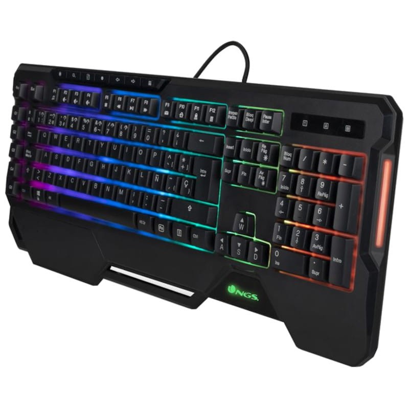 Teclado de membrana NGS GKX-450 USB RGB Preto - Item2