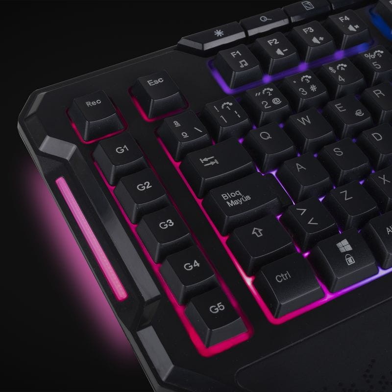 Teclado de Membrana NGS GKX-450 USB RGB Negro - Ítem6