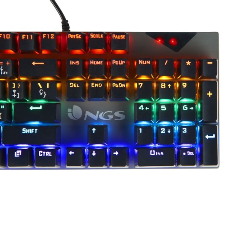Teclado Mecânico NGS GKX-500 LED RGB USB Preto - Item4