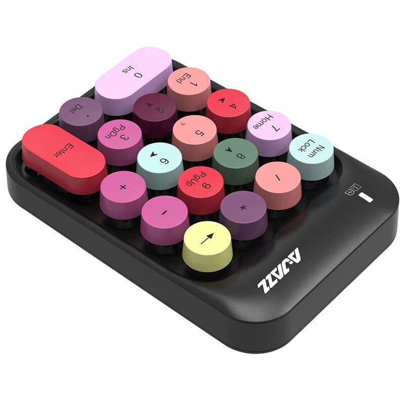 Teclado Numérico de Membrana Ajazz AK18 Mixed Black - Item2