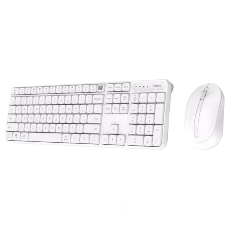 Teclado + Rato Sem fio Xiaomi MIIIW Wireless Office Keyboard and Mouse Combo Branco