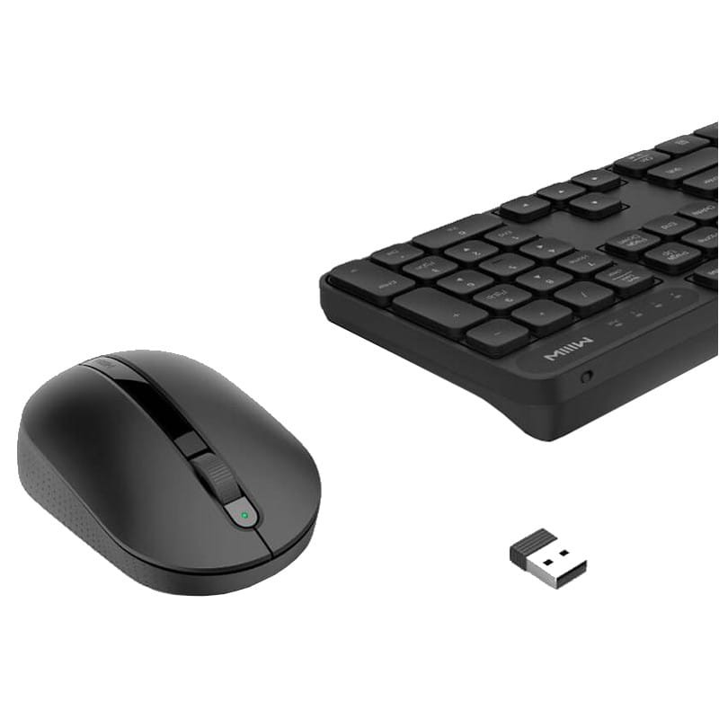 Teclado + Rato Sem fio Xiaomi MIIIW Wireless Office Keyboard and Mouse Combo Preto - Item2