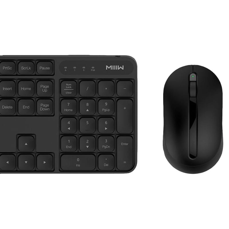 Teclado + Rato Sem fio Xiaomi MIIIW Wireless Office Keyboard and Mouse Combo Preto - Item3