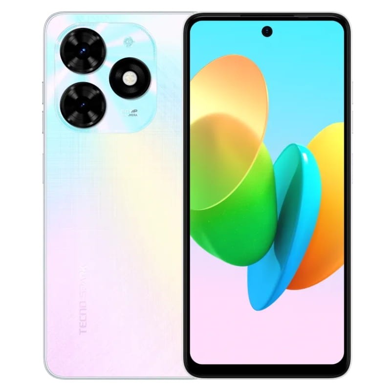 Tecno Spark 20C 8Go/128Go Blanc - Téléphone Mobile - Ítem