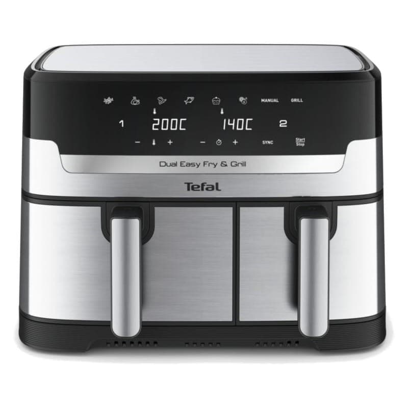 Tefal Dual Easy Fry & Grill EY905D Doble 8.3 Litros - Freidora de aire caliente