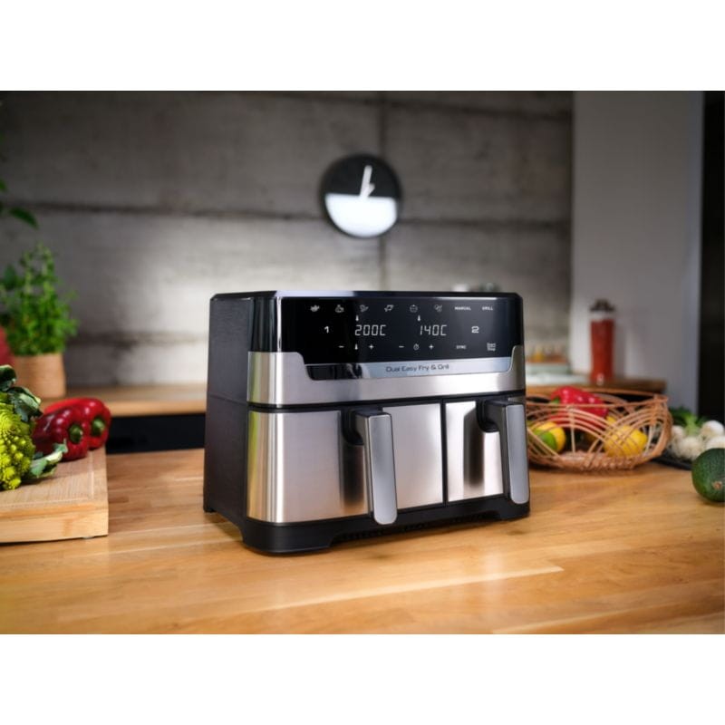 Tefal Dual Easy Fry & Grill EY905D Double 8.3 Litres - Friteuse à air chaud - Ítem11
