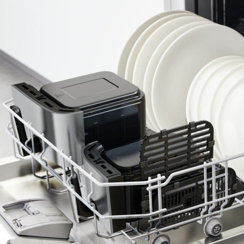 Freidora de aire Tefal Dual Easy Fry & Grill EY905D con pantalla LCD