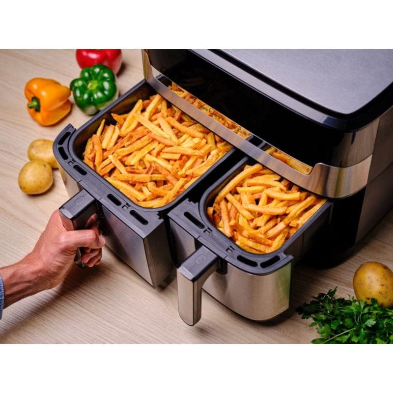 Freidora de aire Tefal Dual Easy Fry & Grill EY905D con cestas aptas para lavavajillas