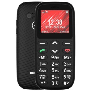 Telefunken S410 32Mb Noir- Téléphone pour personnes âgées