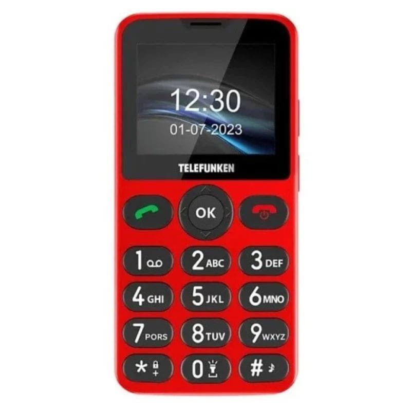 Telefunken S415 32 MB Rojo -Teléfono para Personas Mayores - Ítem1