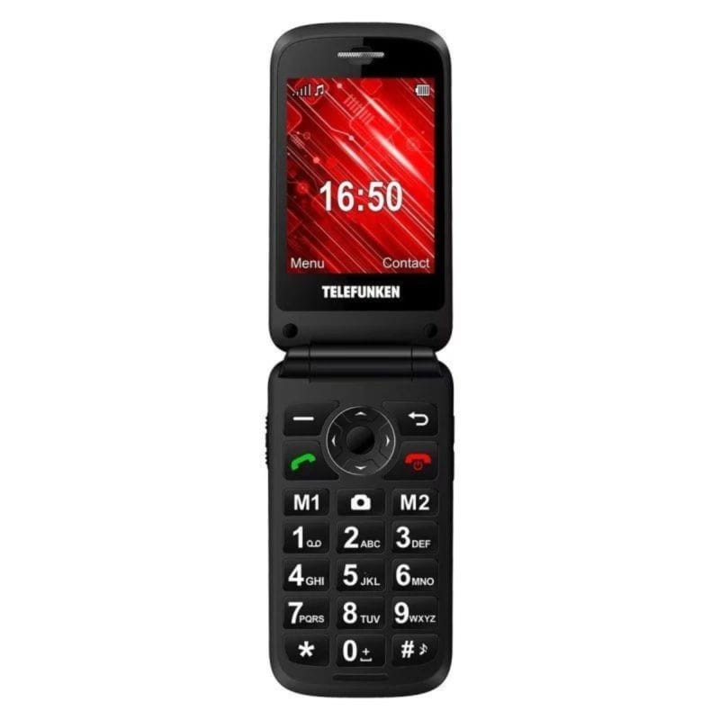Telefunken S430 32 MB Rojo - Teléfono Móvil para Personas Mayores - Ítem1