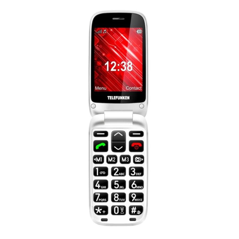 Telefunken S445 32 MB Rojo - Teléfono Móvil para Personas Mayores - Ítem3