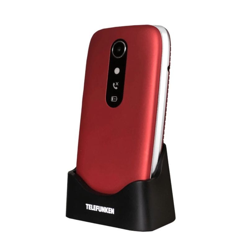 Telefunken S445 32 MB Rojo - Teléfono Móvil para Personas Mayores - Ítem4