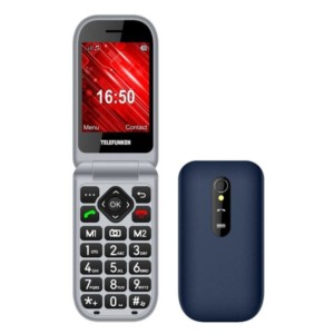 Telefunken S450 32 MB Azul - Teléfono Móvil para Personas Mayores