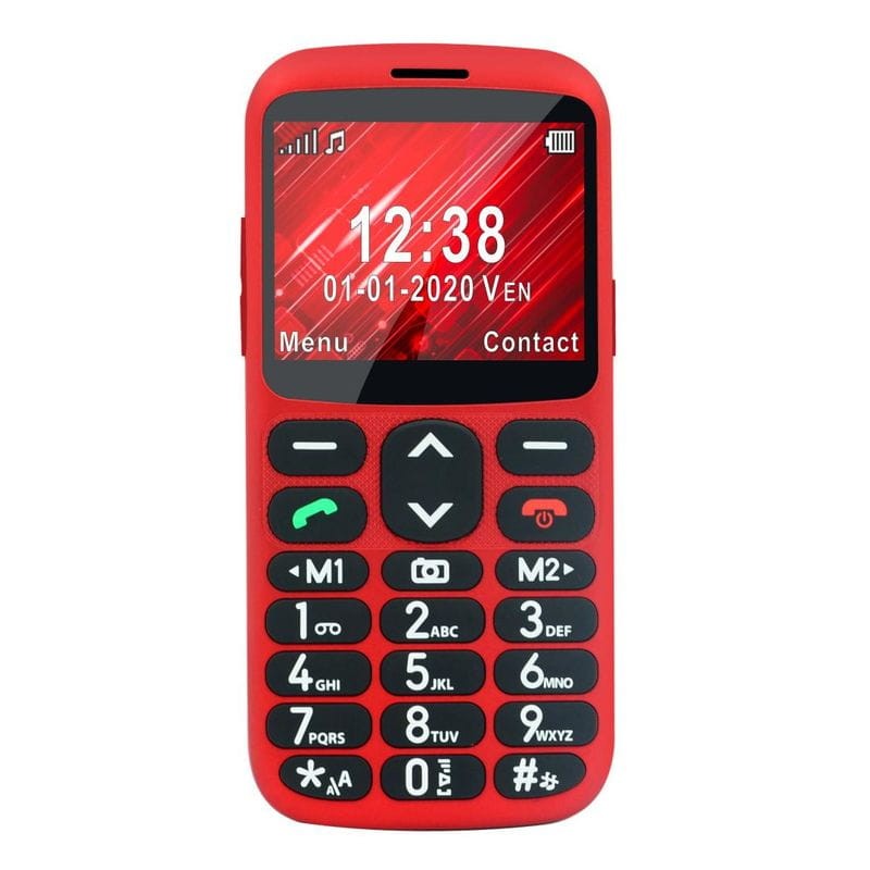 Telefunken S520 64Mb Rojo - Teléfono Móvil para personas mayores - Ítem1