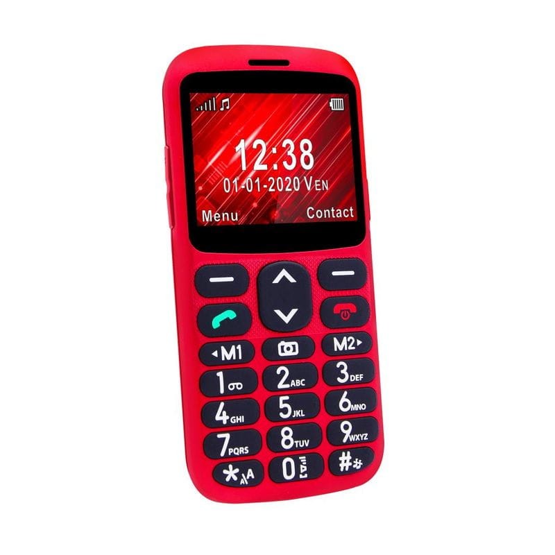 Telefunken S520 64Mb Rojo - Teléfono Móvil para personas mayores - Ítem3