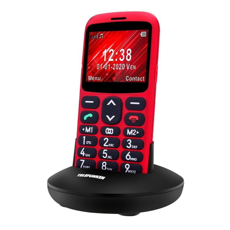 Telefunken S520 64Mb Rojo - Teléfono Móvil para personas mayores - Ítem5