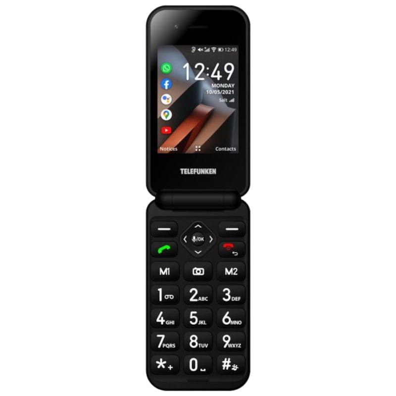Telefunken S740 512Mb Negro - Teléfono para personas mayores - Ítem