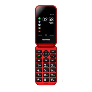 Telefunken S740 512Mb Rojo - Teléfono para personas mayores