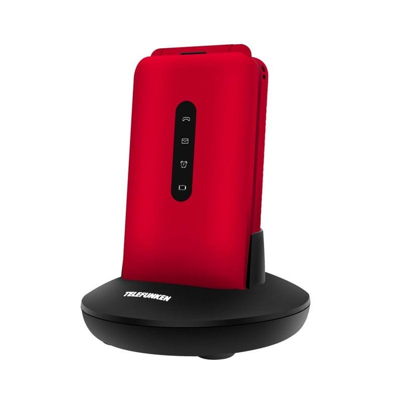 Telefunken S740 512Mb Vermelho - Telemóvel para Seniores - Item4