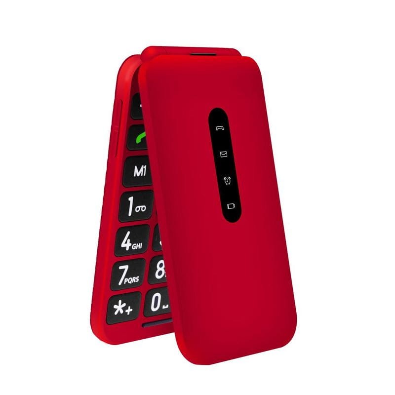 Telefunken S740 512Mb Vermelho - Telemóvel para Seniores - Item5
