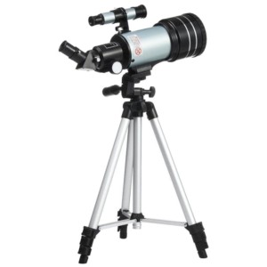 Telescópio Astronômico Profissional F30070AZM Zoom 150x Branco