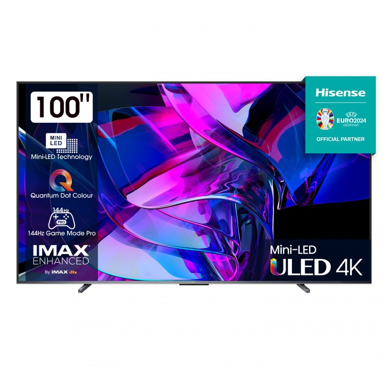 Hisense 100U7KQ 100” 4K Ultra HD 144 Hz Mini LED - Televisión - Ítem