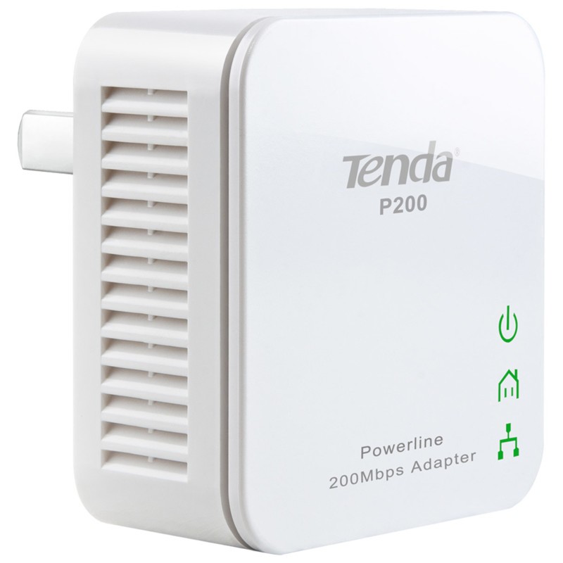 Tenda PLC P200 Adaptador Mini Powerline de 200 Mbps