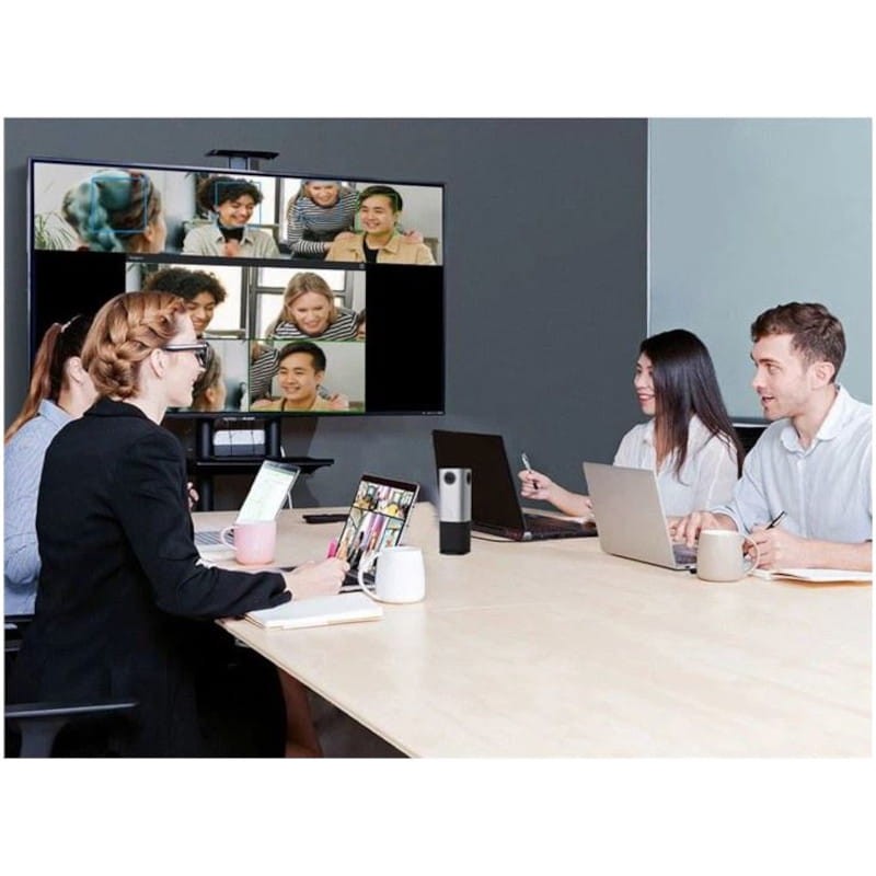 Tenveo Meeting Go Microfone 360º Preto Prata - Webcam - Item6