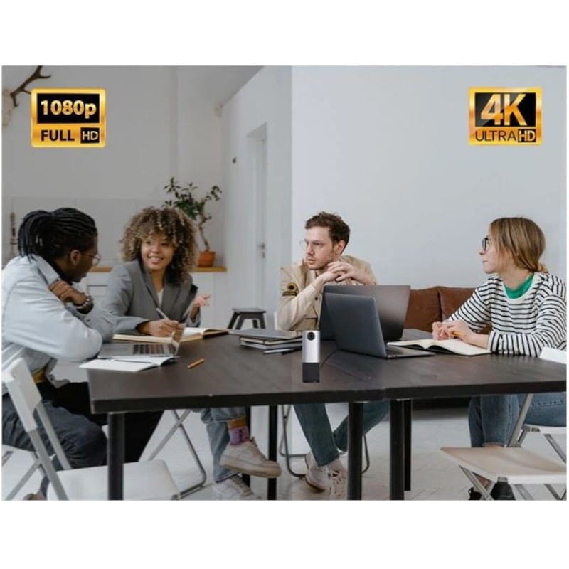 Tenveo Meeting Go 360º Microphone Noir Argent - Webcam - Ítem7