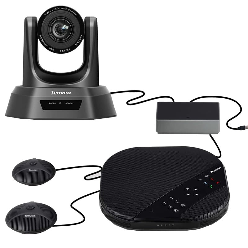 Tenveo VA3000E Kit de vidéoconférence Zoom 10X Haut-parleur tout-en-un - Ítem