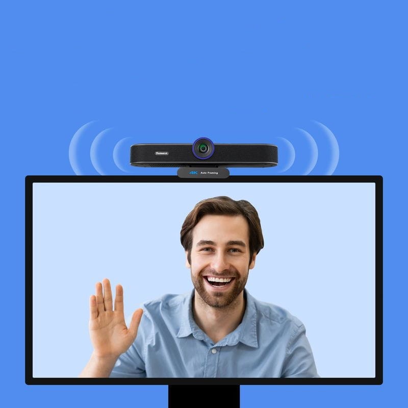 Tenveo VA300C 4K Zoom 4x Avec Microphone EPTZ Noir - Webcam - Ítem5