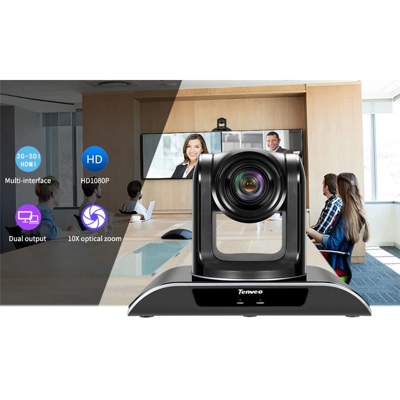 Tenveo VHD10N HDMI - 3G SDI - 10x Zoom Caméra de vidéoconférence professionnelle 1080p PTZ USB 3.0 - Ítem3