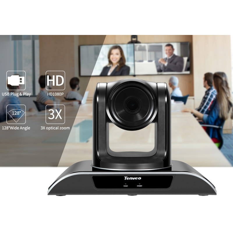 Tenveo VHD3U Zoom 3X Câmara de videoconferência profissional 1080p PTZ USB - Item3