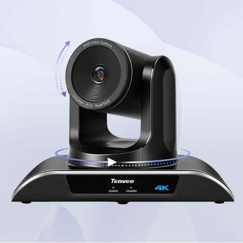 Tenveo VHD4K 4K Zoom 5X USB PTZ Grand Angle Noir - Caméra Web - Ítem4