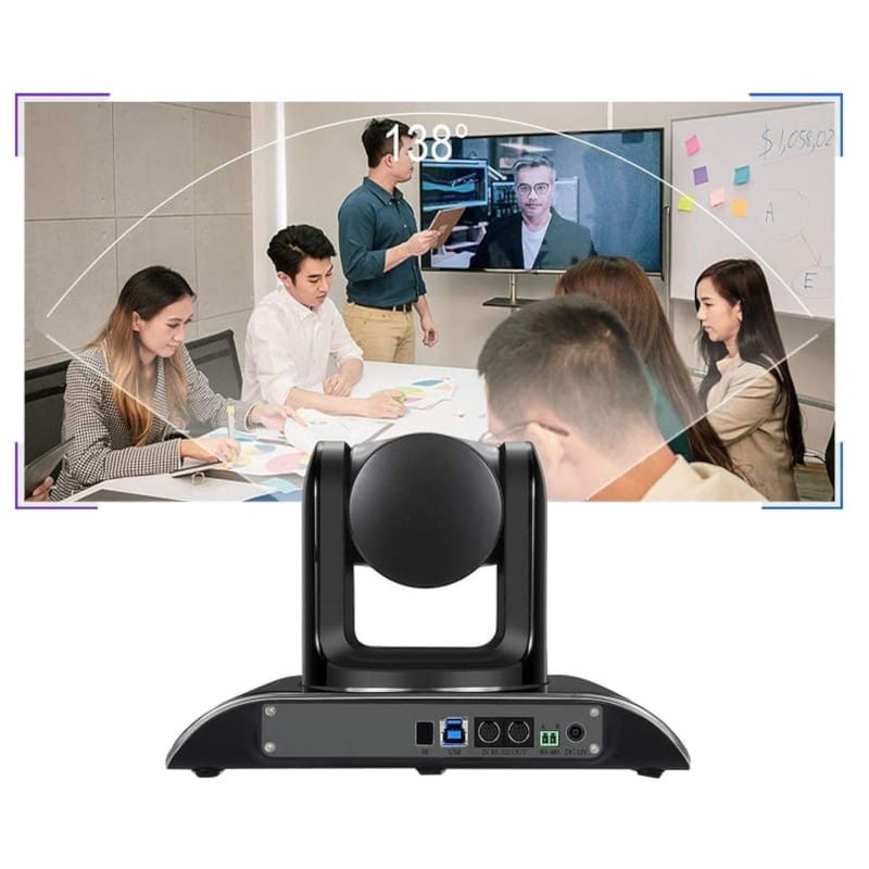 Tenveo VHD4K 4K Zoom 5X USB PTZ Grand Angle Noir - Caméra Web - Ítem5