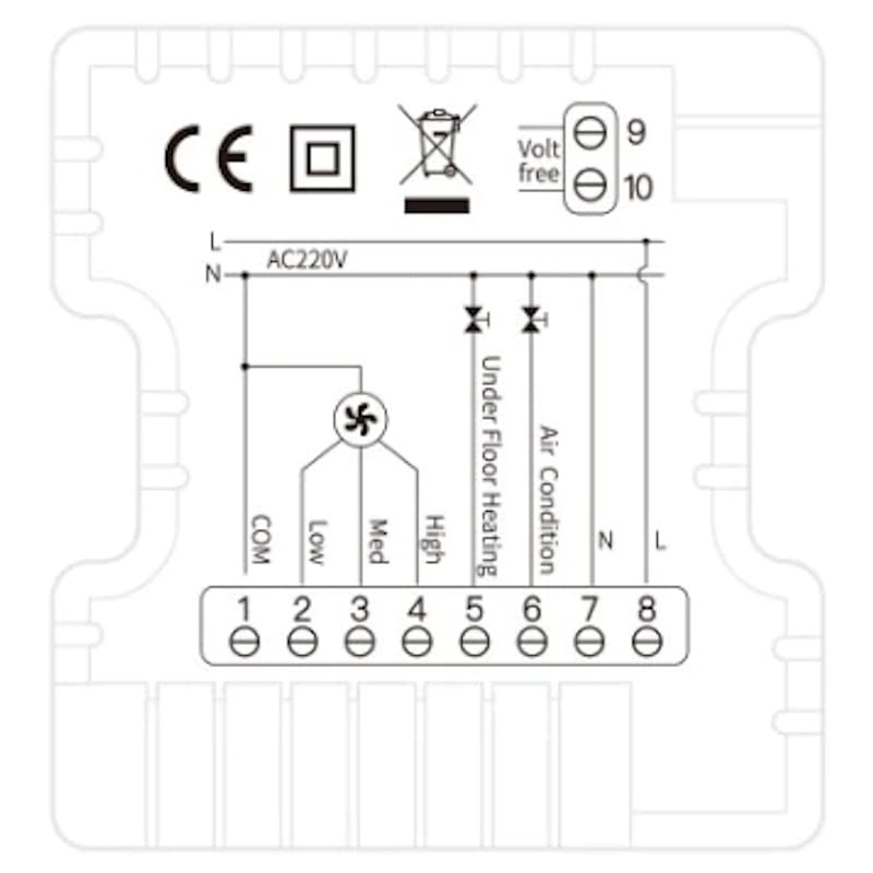 Termostato Inteligente Zemismart - Google Home / Amazon Alexa - Ítem4