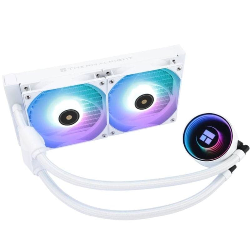 Refroidissement liquide Thermalright Frozen Notte ARGB Blanc avec tuyaux antivibrations