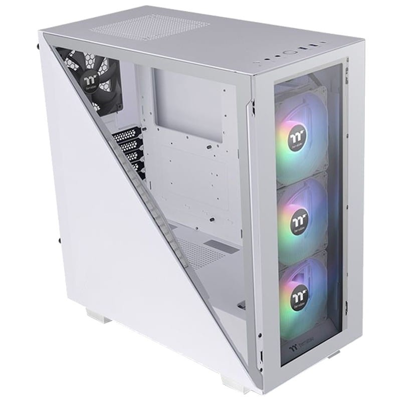 Thermaltake Divider 300 TG ARGB Air Snow Verre Trempé USB 3.0 Blanc - Ítem5