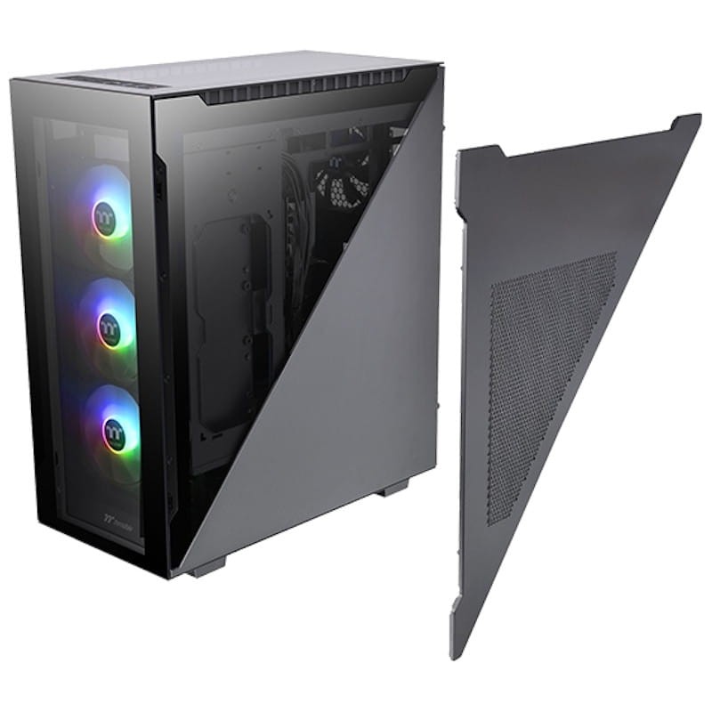 Thermaltake Divider 500 TG ARGB Verre trempé USB 3.0 Noir - Ítem2