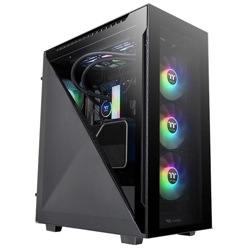 Thermaltake Divider 500 TG ARGB Verre trempé USB 3.0 Noir - Ítem3