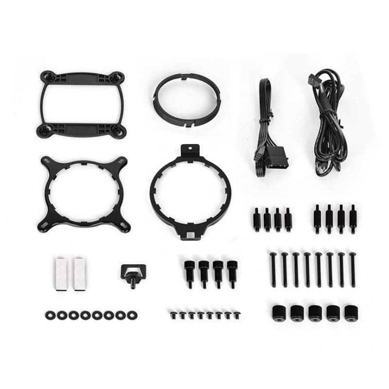 Thermaltake Floe DX RGB 360 TT 360mm - Kit de Refrigeración Líquida, contenido del pack