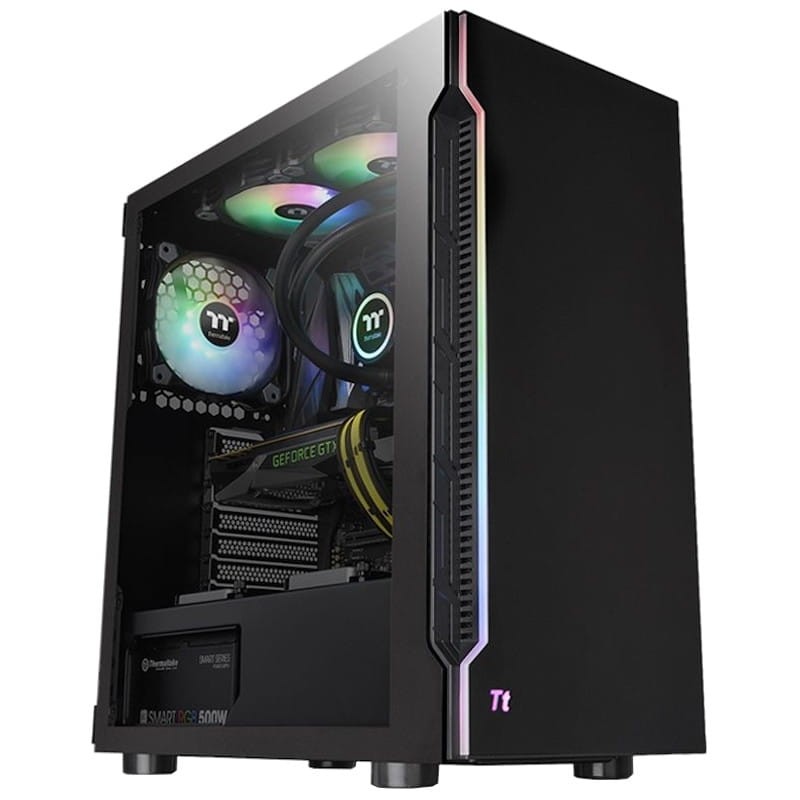 Thermaltake H200 TG RGB Vidro temperado USB 3.0 Preto - Item
