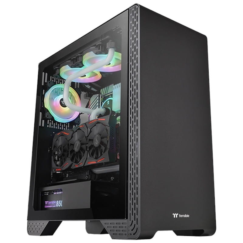 Thermaltake S300 Cristal Templado USB 3.0 Negro - Ítem