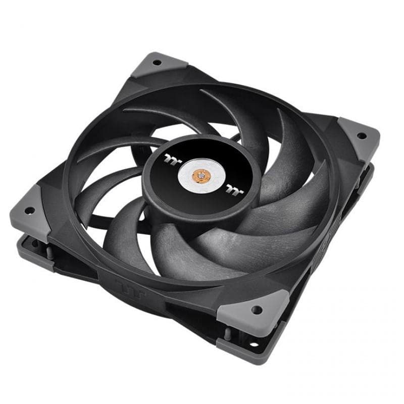 Thermaltake TOUGHFAN 14 2 Ventiladores 140mm Preto, Montagem antivibração