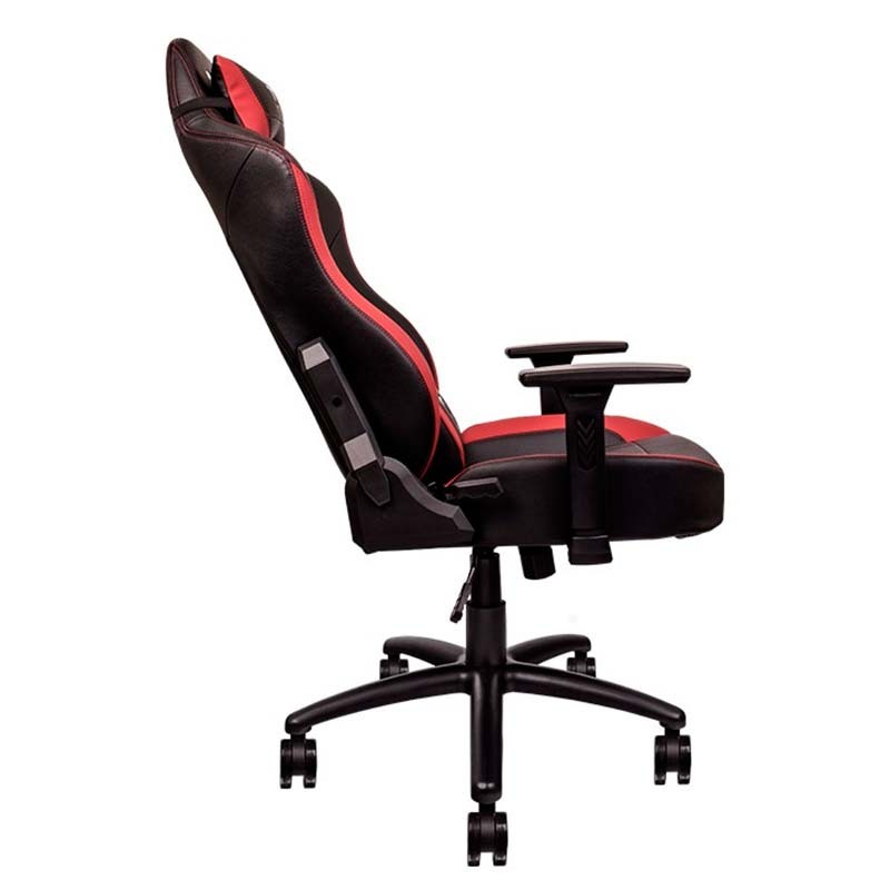Cadeira Gaming Thermaltake U-Comfort Assento e encosto acolchoado Preto e Vermelho - Item4