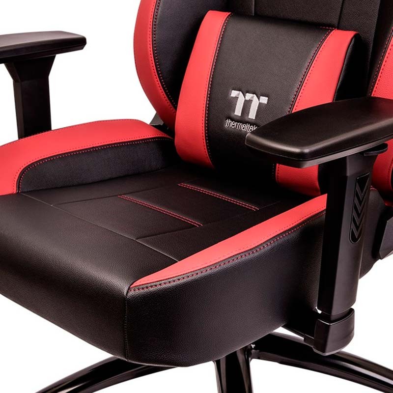 Silla Gaming Thermaltake U-Comfort Asiento y Respaldo acolchado Negro y Rojo - Ítem5