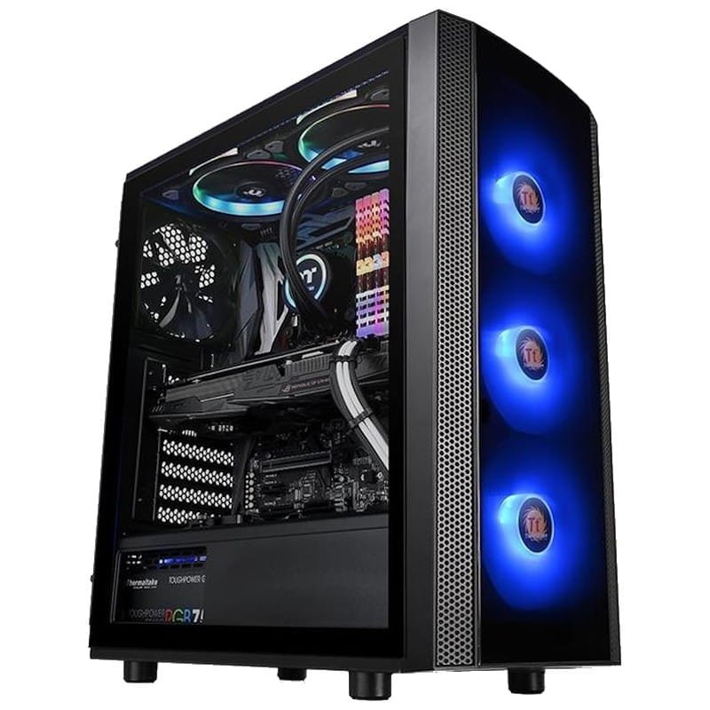 Thermaltake Versa J25 TG RGB Verre Trempé USB 3.0 Noir - Ítem