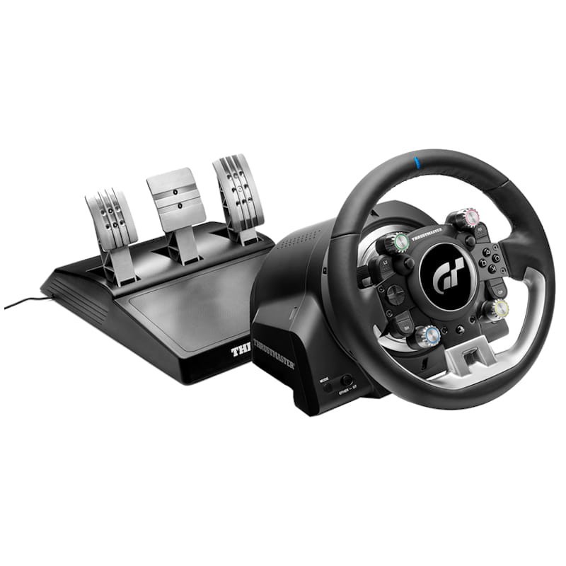 Thrustmaster T-GT II Force Feedback Volante + Pedais PC PS4 PS5 - Item1