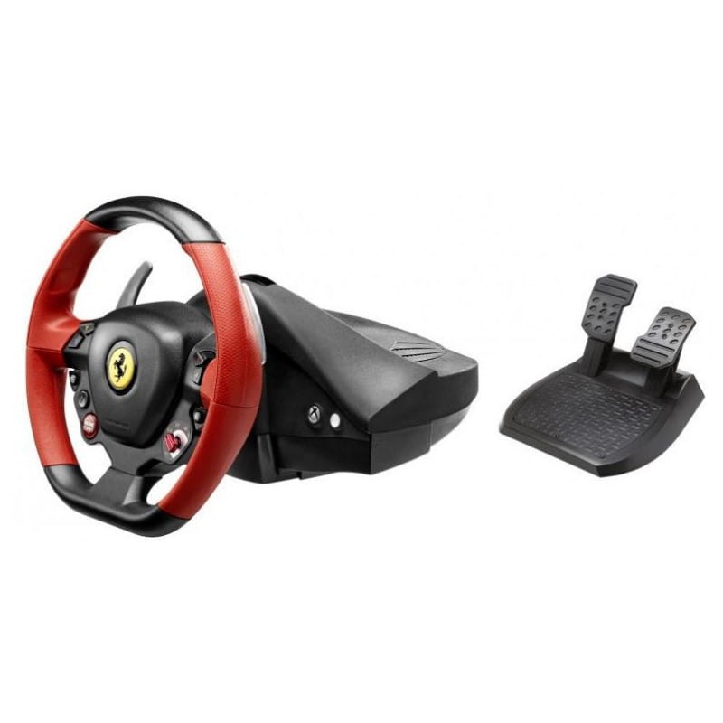 Combo volante + pedales Thrustmaster Ferrari 458 Spider ideado para Xbox One